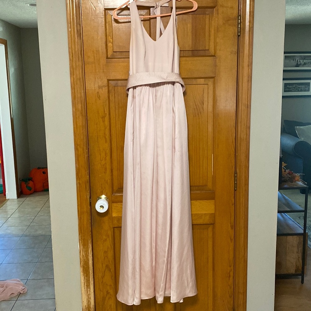 Bridesmaid dress - with belt and pockets